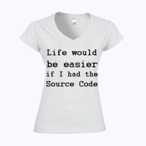 Softstyle™ women's v-neck t-shirt Thumbnail