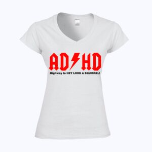 Softstyle™ women's v-neck t-shirt Thumbnail