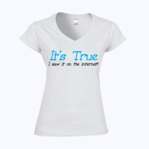 Softstyle™ women's v-neck t-shirt Thumbnail