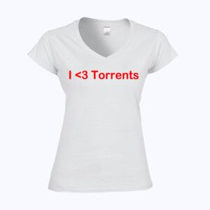 Softstyle™ women's v-neck t-shirt Thumbnail