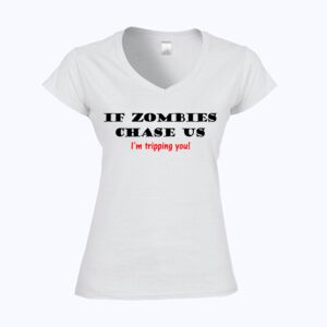 Softstyle™ women's v-neck t-shirt Thumbnail