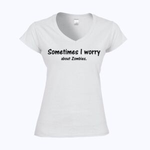 Softstyle™ women's v-neck t-shirt Thumbnail