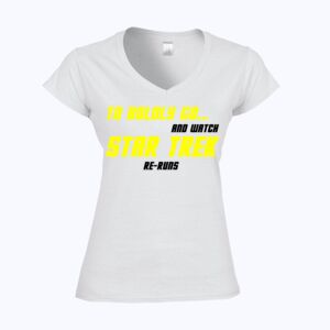 Softstyle™ women's v-neck t-shirt Thumbnail