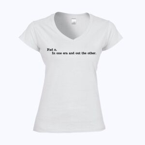 Softstyle™ women's v-neck t-shirt Thumbnail