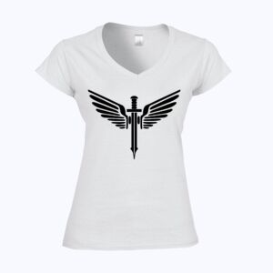 Softstyle™ women's v-neck t-shirt Thumbnail