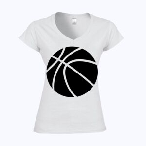 Softstyle™ women's v-neck t-shirt Thumbnail