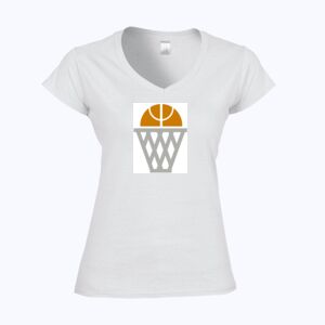 Softstyle™ women's v-neck t-shirt Thumbnail