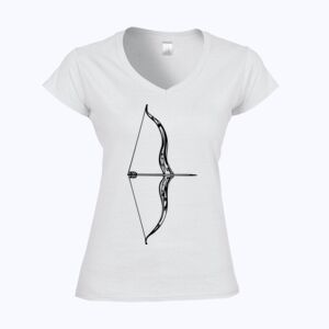 Softstyle™ women's v-neck t-shirt Thumbnail