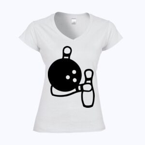 Softstyle™ women's v-neck t-shirt Thumbnail