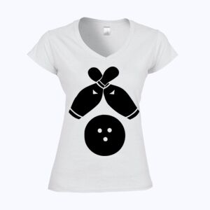 Softstyle™ women's v-neck t-shirt Thumbnail