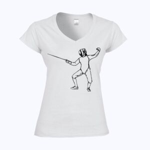 Softstyle™ women's v-neck t-shirt Thumbnail
