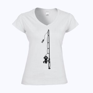 Softstyle™ women's v-neck t-shirt Thumbnail