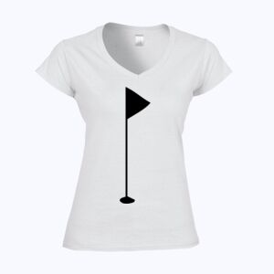 Softstyle™ women's v-neck t-shirt Thumbnail