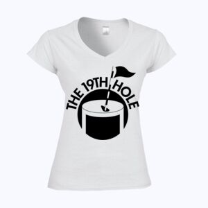 Softstyle™ women's v-neck t-shirt Thumbnail