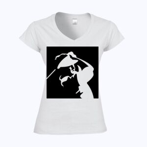 Softstyle™ women's v-neck t-shirt Thumbnail