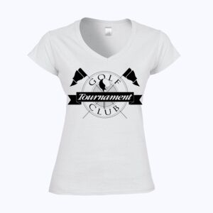 Softstyle™ women's v-neck t-shirt Thumbnail