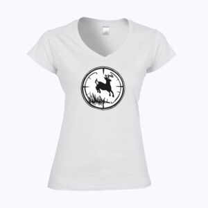Softstyle™ women's v-neck t-shirt Thumbnail