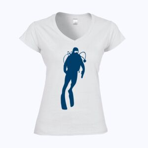 Softstyle™ women's v-neck t-shirt Thumbnail