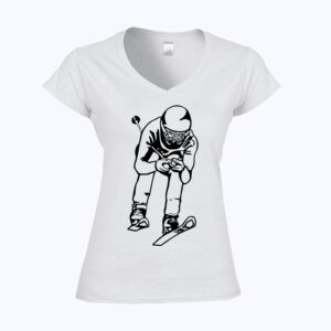 Softstyle™ women's v-neck t-shirt Thumbnail