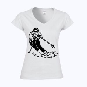 Softstyle™ women's v-neck t-shirt Thumbnail