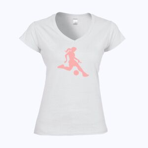 Softstyle™ women's v-neck t-shirt Thumbnail