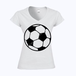 Softstyle™ women's v-neck t-shirt Thumbnail