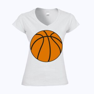 Softstyle™ women's v-neck t-shirt Thumbnail