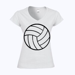 Softstyle™ women's v-neck t-shirt Thumbnail