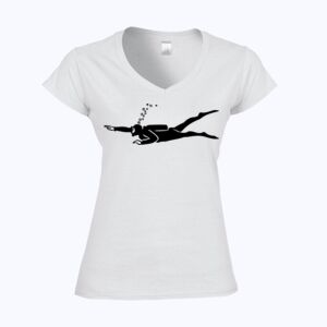 Softstyle™ women's v-neck t-shirt Thumbnail