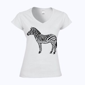 Softstyle™ women's v-neck t-shirt Thumbnail