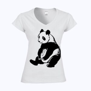Softstyle™ women's v-neck t-shirt Thumbnail