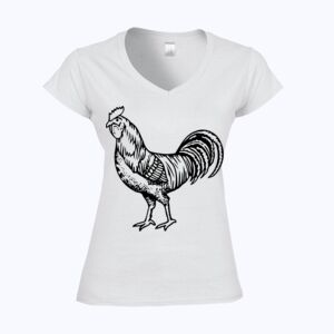 Softstyle™ women's v-neck t-shirt Thumbnail