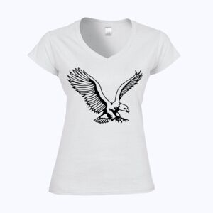 Softstyle™ women's v-neck t-shirt Thumbnail