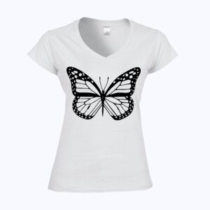 Softstyle™ women's v-neck t-shirt Thumbnail