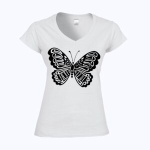 Softstyle™ women's v-neck t-shirt Thumbnail