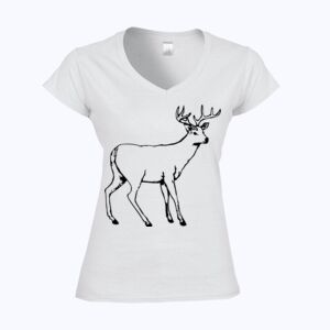 Softstyle™ women's v-neck t-shirt Thumbnail