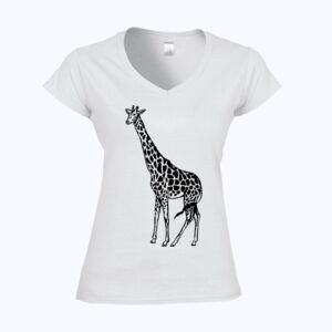 Softstyle™ women's v-neck t-shirt Thumbnail