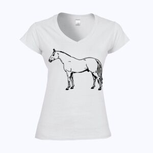 Softstyle™ women's v-neck t-shirt Thumbnail
