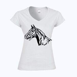 Softstyle™ women's v-neck t-shirt Thumbnail