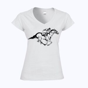 Softstyle™ women's v-neck t-shirt Thumbnail
