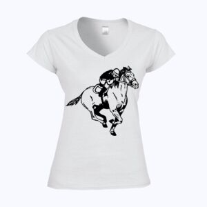 Softstyle™ women's v-neck t-shirt Thumbnail