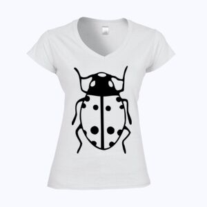 Softstyle™ women's v-neck t-shirt Thumbnail