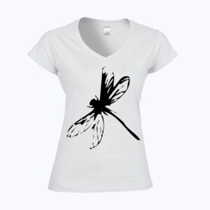 Softstyle™ women's v-neck t-shirt Thumbnail