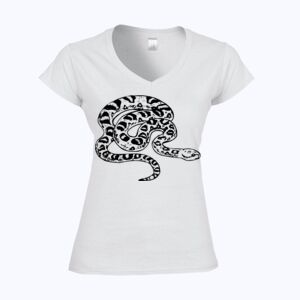 Softstyle™ women's v-neck t-shirt Thumbnail