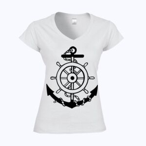 Softstyle™ women's v-neck t-shirt Thumbnail