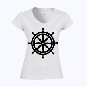 Softstyle™ women's v-neck t-shirt Thumbnail