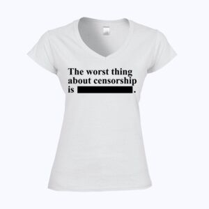 Softstyle™ women's v-neck t-shirt Thumbnail