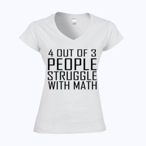 Softstyle™ women's v-neck t-shirt Thumbnail