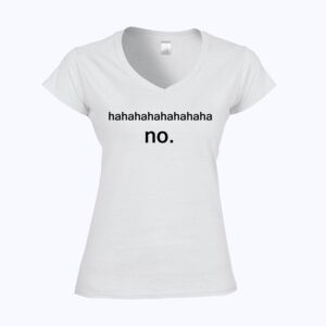 Softstyle™ women's v-neck t-shirt Thumbnail