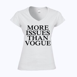 Softstyle™ women's v-neck t-shirt Thumbnail